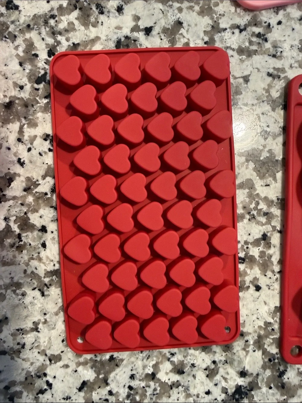 Silicone Heart Mold Set - Pink & Red - Unbranded
